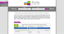 Desktop Screenshot of facile-electricite.com