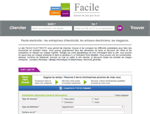 Tablet Screenshot of facile-electricite.com